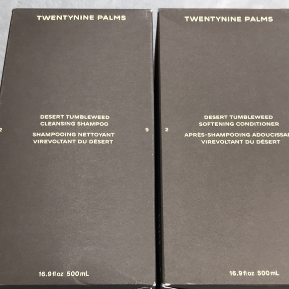 Twenty Nine Palms Shampoo and Conditioner Full Size New in box
